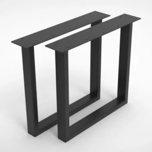 NOGI DO STOŁU 70x70cm METALOWE 80x40mm (Zestaw - 2 sztuki)